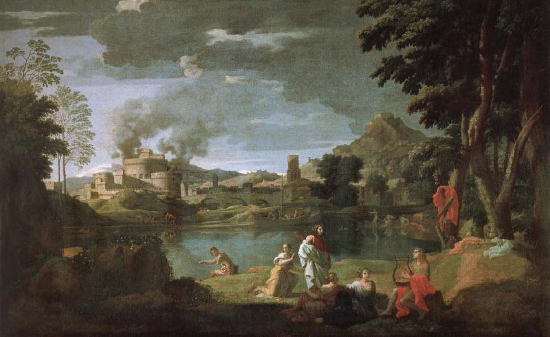 Nicolas Poussin Russian ears Phillips and Eurydice Sweden oil painting art